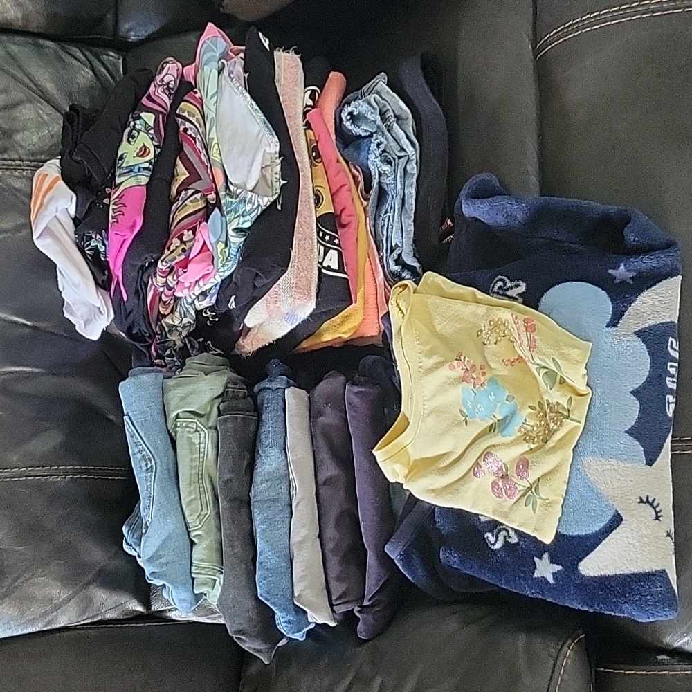 Colorful Clothing Bundle Size 12 Youth Girls.